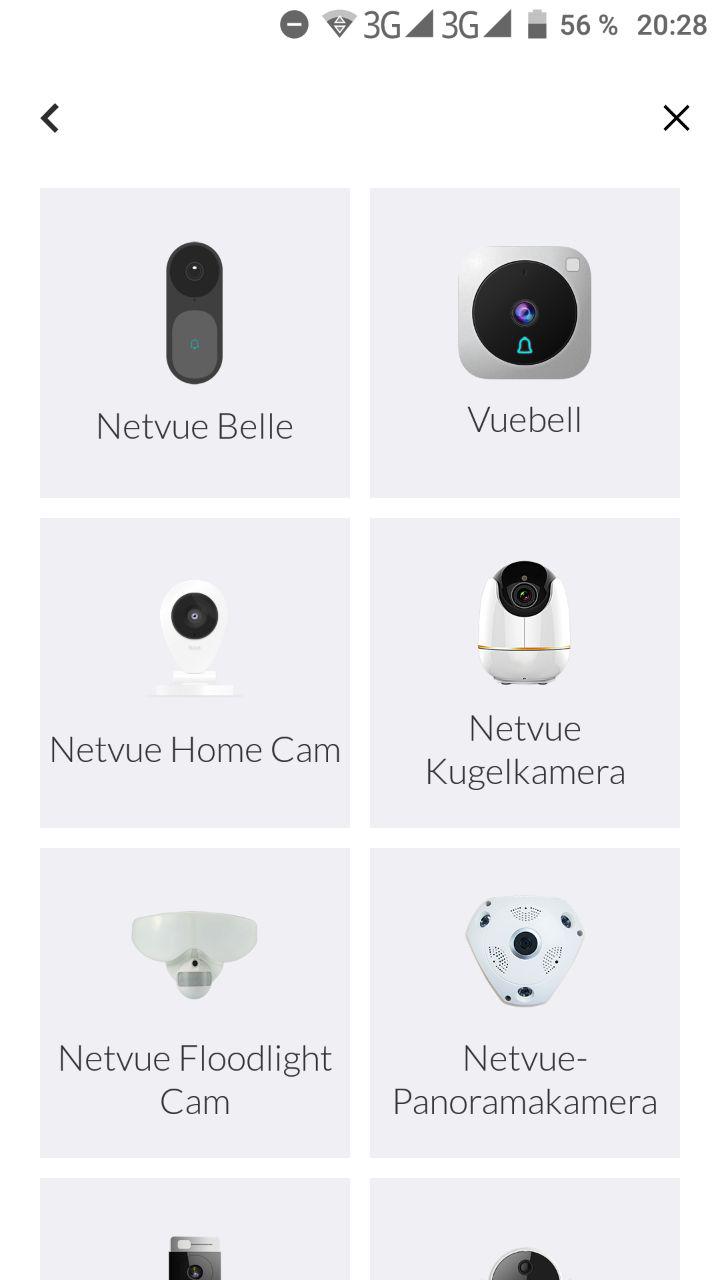 Netvue App Einrichtung